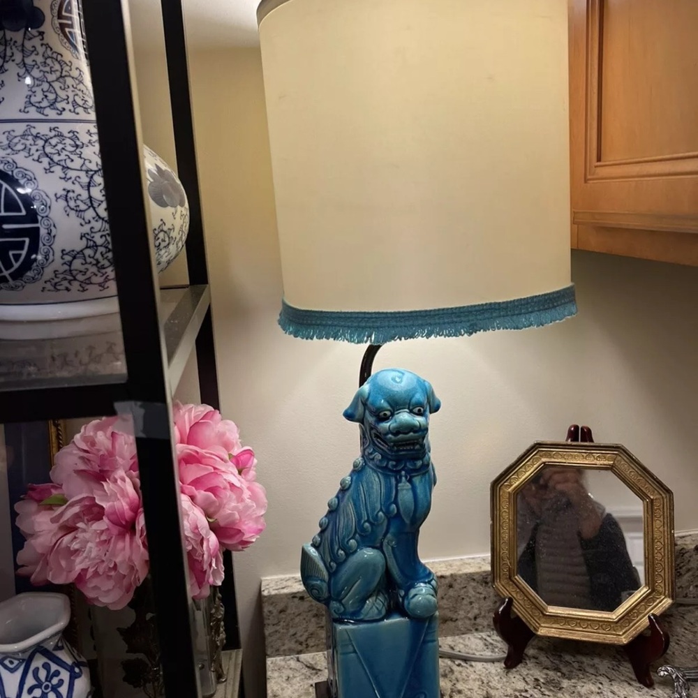 Foo Dog Lamp vintage